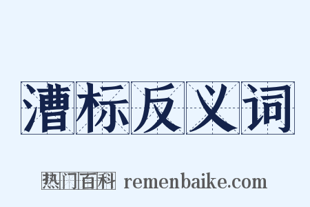 漕标反义词是什么意思的图片